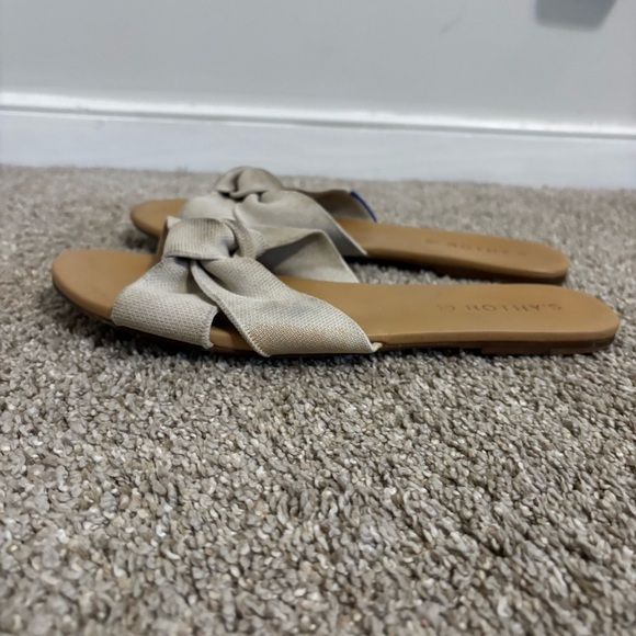Rothy’s The Knot Cream Sandals Women’s Size 8.5 - Picture 1 of 7